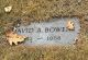 David Arnold Bowen (I02201) - gravsten David Arnold Bowen (I02201) - gravsten