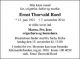 Ernst Thorvald Roed (I00955) - dødsannonce